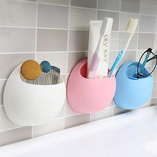 Eggs Design Toothbrush Sucker Holder