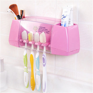 Multi-functional Toothbrush Racket Holder