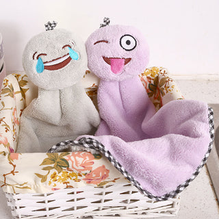 Cartoon Smile Hand Bathroom Towel