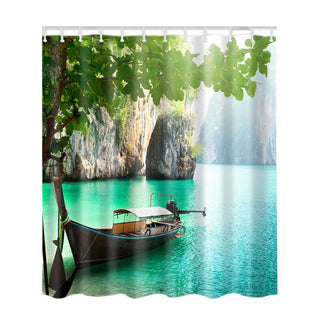 Colorful Bath Curtain
