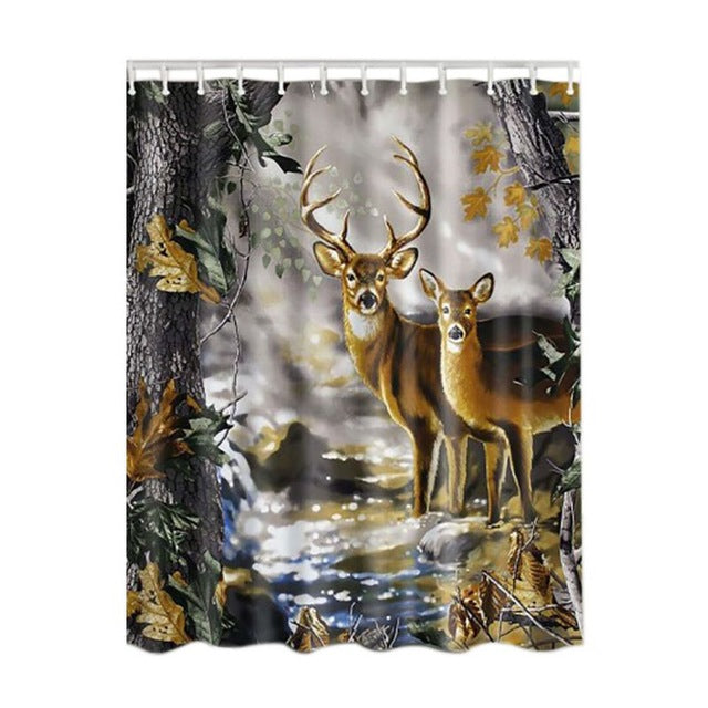 Colorful Bath Curtain