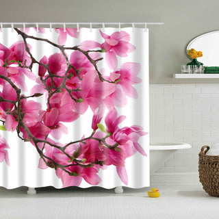 Flower Waterproof Shower Curtain