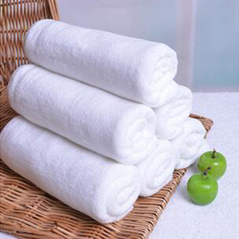 White Soft Microfiber Bathroom Towel