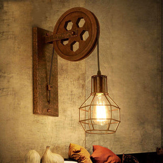 Lifting Pulley Wall Light