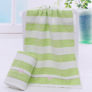 Embroidered Cotton Terry Face Towel