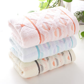 Striped Face Bath Cloth