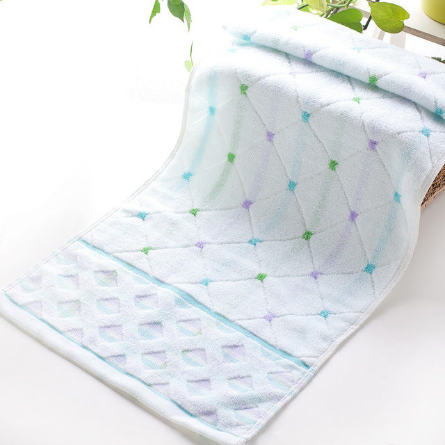 Striped Face Bath Cloth