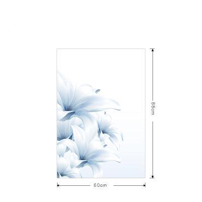 Restroom Frosted Glass Sticker